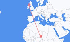 Flyrejser fra Maiduguri til Dublin