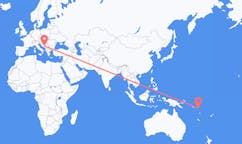 산타 크루즈 제도 출발, 사라예보 도착 항공편