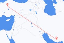 Loty z Lar (Indie), Iran do Ankary, Turcja