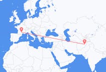 Flyrejser fra Kabul, Afghanistan til Rodez, Frankrig