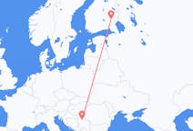Voli da Savonlinna, Finlandia a Belgrado, Serbia