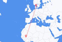 Flyrejser fra Bamako til Aarhus
