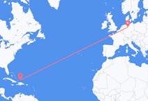 Flyreiser fra Sør Caicos, Turks- og Caicosøyene til Hannover, Tyskland
