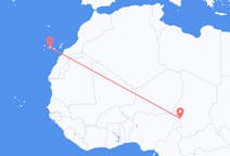 Flyreiser fra N Djamena, til Tenerife