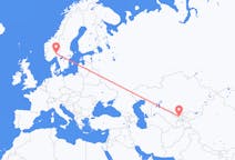 Flyreiser fra Tasjkent, til Oslo