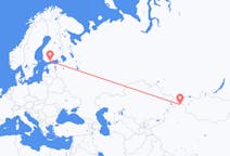 Flyrejser fra Altay Prefecture til Helsinki