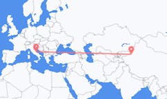 Flyreiser fra Aksu City, Kina til Pescara, Italia