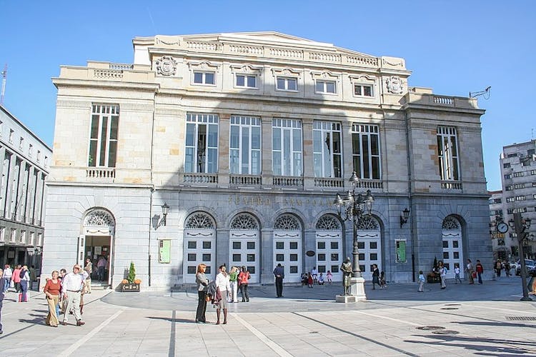 photo of view of Fachada principal del Teatro Campoamor de Oviedo, Spain.