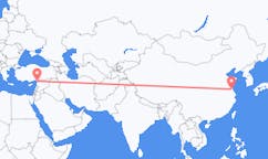 Lennot Yanchengistä, Kiina Hatayn maakuntaan, Turkki