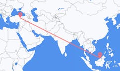 Lennot Miriltä, Malesia Sivasille, Turkki