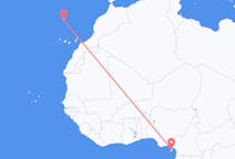 Flyreiser fra Malabo, til Funchal