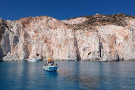 Tour de pesca en grupo por la tarde desde Milos a Polyaigos