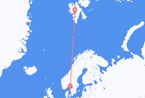 Flyrejser fra Svalbard til Göteborg