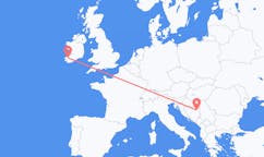 Flyrejser fra Killorglin, Irland til Tuzla, Bosnien-Hercegovina