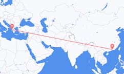 Flyrejser fra Huizhou, Kina til Preveza, Grækenland