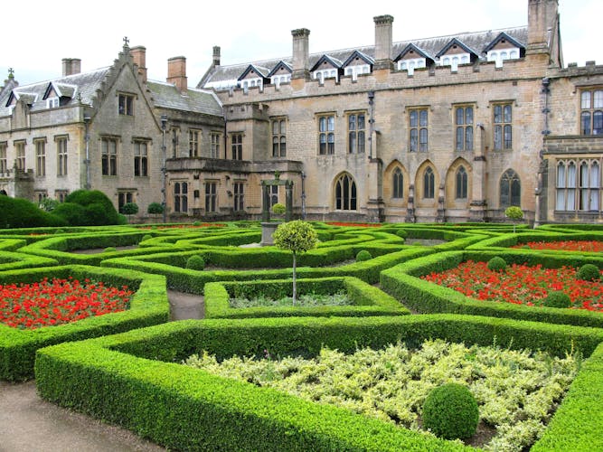 Photo of Newstead Abbey and spanish garden,Nottingham UK