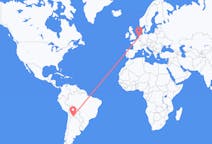 Lennot Tarijalta, Bolivia Amsterdamiin, Alankomaat
