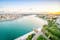 Photo of aerial panorama of Brindisi in the afternoon, Puglia, Barletta, Italy.