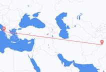 Flyreiser fra Peshawar, til Corfu