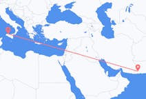 Flyrejser fra Turbat, Pakistan til Palermo, Italien