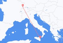 Lennot Cataniasta Baseliin