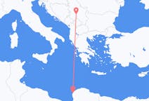 Flights from Benghazi to Kraljevo