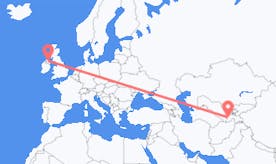 Flyg från Tadzjikistan till Nordirland