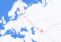 Flyreiser fra Samarkand, til Jyväskylä