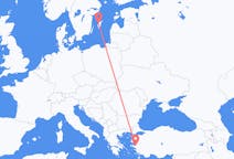Lennot Visbystä Izmiriin