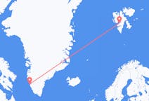 Vols de Nuuk vers Svalbard