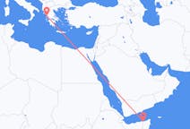 Lennot Bosasolta, Somalia Prevezaan, Kreikka