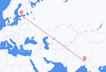 Flyreiser fra Guwahati, til Helsingfors