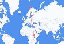 Flyreiser fra Entebbe, til Narvik