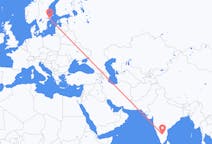Flyreiser fra Bangalore, til Stockholm