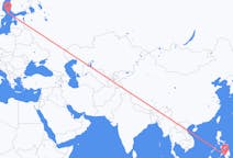 Flyrejser fra Bangsamoro, Filippinerne til Mariehamn, Åland