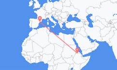 Voli da Scirè, Etiopia a Reus, Spagna