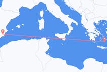 从圣托里尼飞往穆尔西亚的航班
