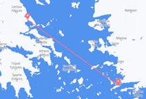 ギリシャのヴォロスから、ギリシャのコス島までのフライト