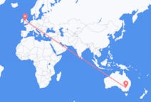 Flyreiser fra Griffith, Australia til Liverpool, England