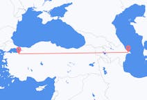 Flyrejser fra Baku, Aserbajdsjan til Bursa, Tyrkiet