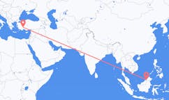 Flyreiser fra Limbang, Malaysia til Isparta, Tyrkia