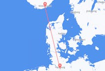 Flyreiser fra Hamburg, til Kristiansand