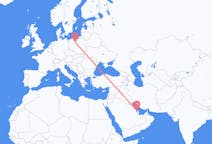 Flyreiser fra Bahrain Island, til Bydgoszcz