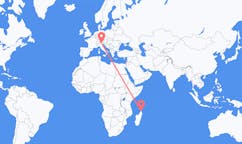 Flyrejser fra Antsiranana, Madagaskar til Bolzano, Italien