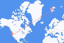 Flyrejser fra Santa Rosa til Svalbard