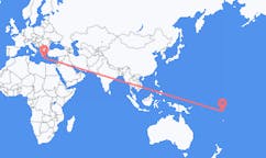 Flights from Funafuti to Chania