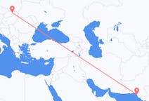 Vluchten van Karachi naar Poprad