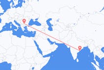 Vluchten van Visakhapatnam naar Sofia