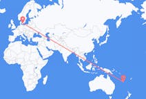 เที่ยวบินจาก Nouméa ไปยัง โคเปนเฮเกน