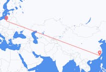 Flyreiser fra Fuzhou, Kina til Szczytno, Polen